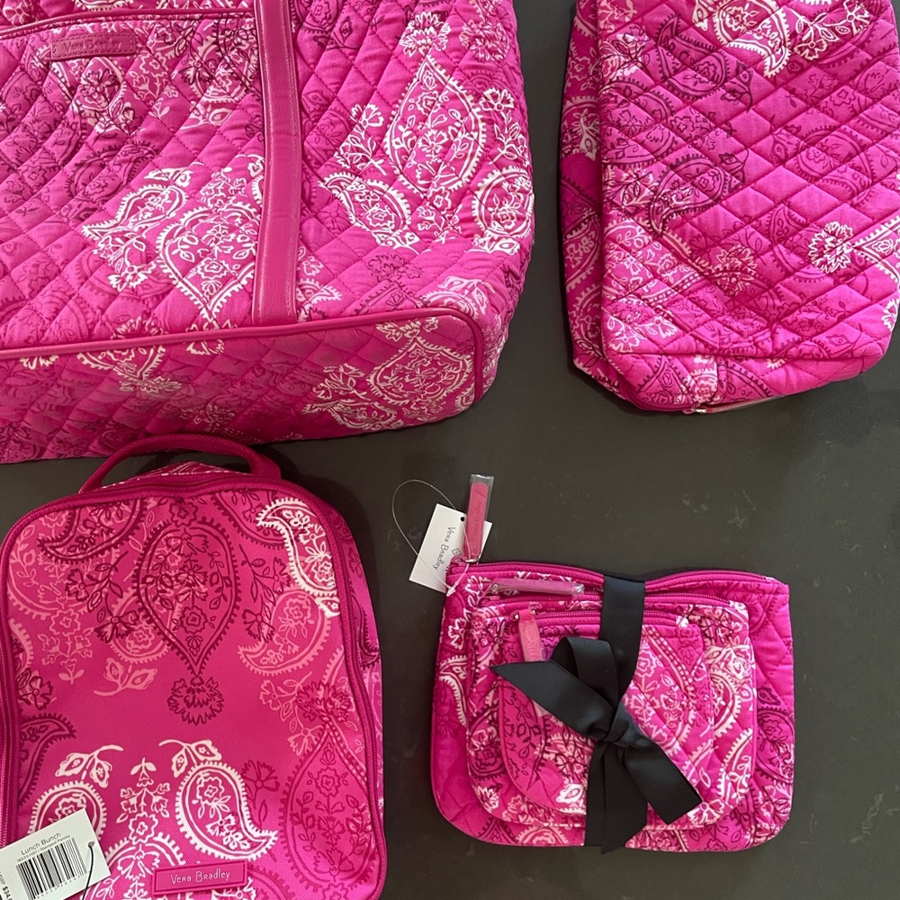 Vera Bradley: 6 piece set in Stamped Paisley